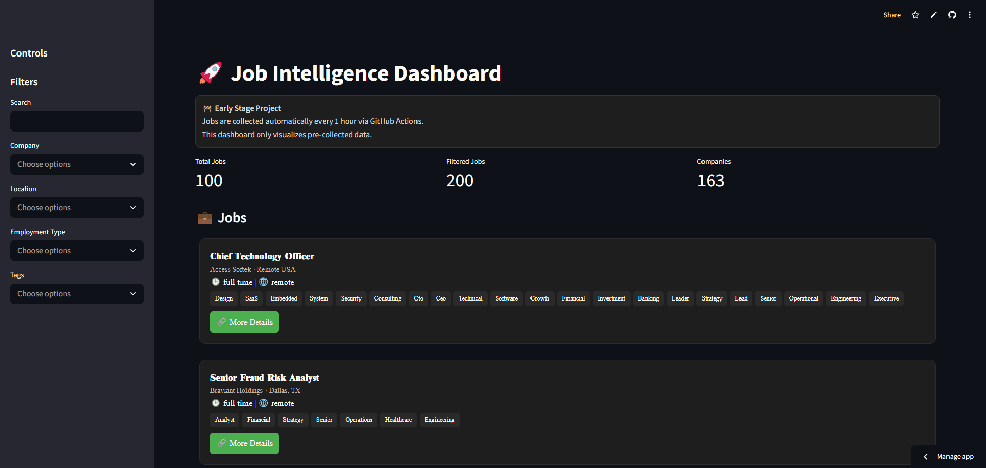 Job Intelligence Engine